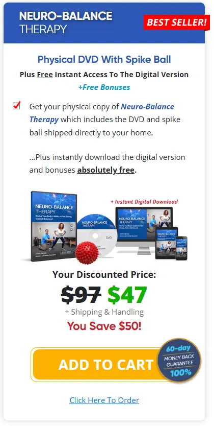 neuro balance therapy best seller price